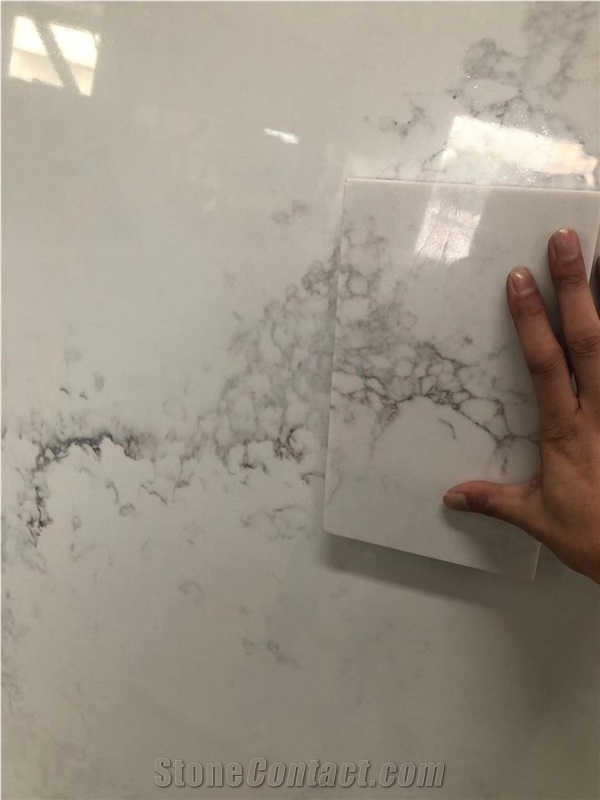 Calacatta quartz stone slab Pricelist
